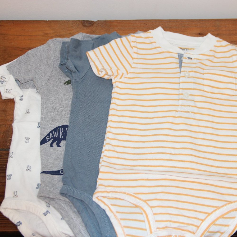 Set of 4 Body Short Sleeve Onesies